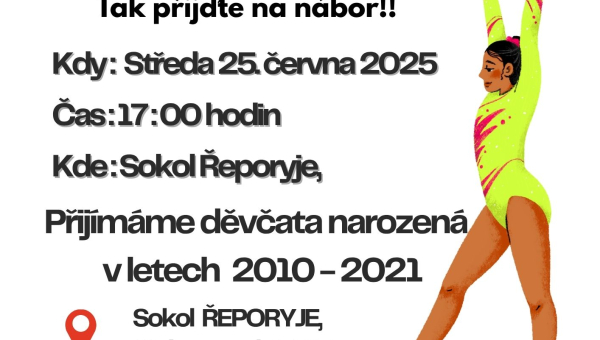 Nábor děvčat do oddílu TeamGymu
